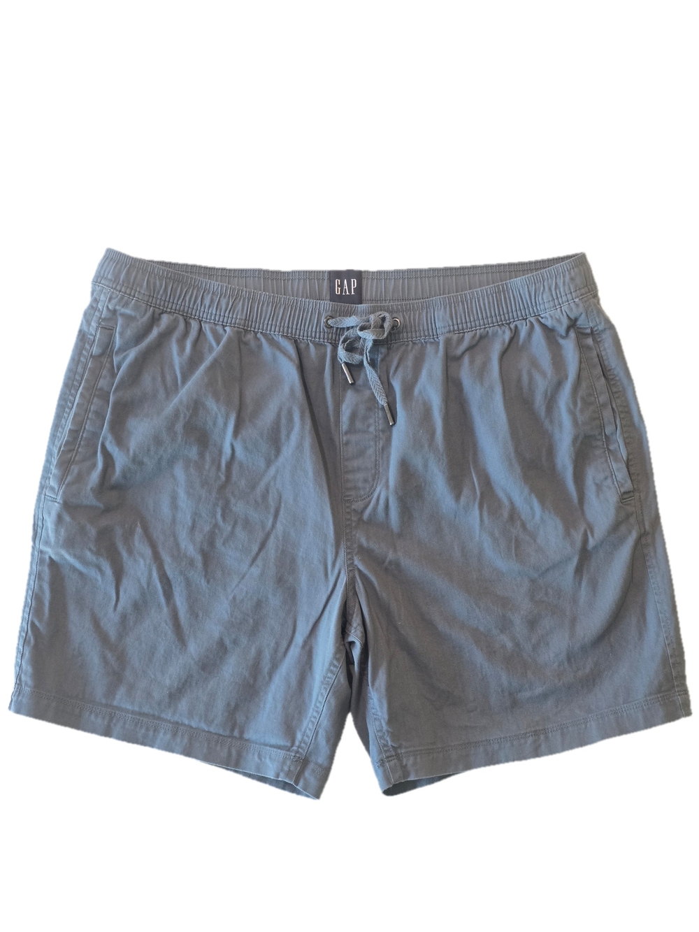 GAP Men's Light Slate Blue Cargo Shorts with Drawstring